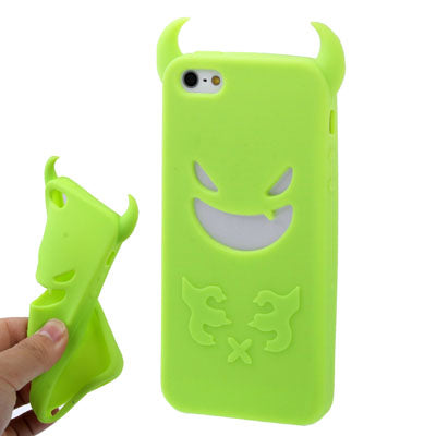 Halloween Devil Style 3D Shape Silicon Case for iPhone 5 & 5s & SE