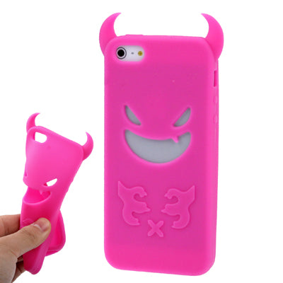 Halloween Devil Style 3D Shape Silicon Case for iPhone 5 & 5s & SE