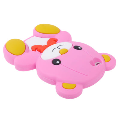 3D Cartoon Bear Shape Silicone Case for iPhone 5 & 5s & SE & SE