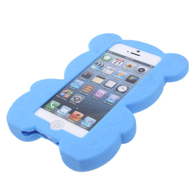 3D Cartoon Bear Shape Silicone Case for iPhone 5 & 5s & SE & SE