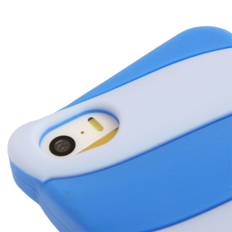 Colorful Stripe Pattern Silicone Case for iPhone 5 & 5s & SE & SE