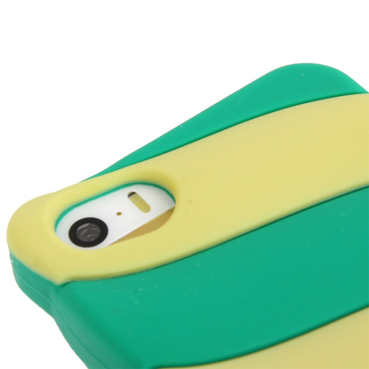 Colorful Stripe Pattern Silicone Case for iPhone 5 & 5s & SE & SE