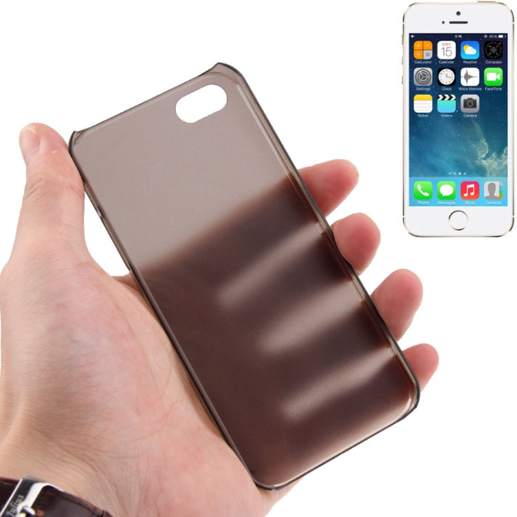 0.5mm Ultra Thin Scrub Plastic Case for iPhone 5 & 5s & SE