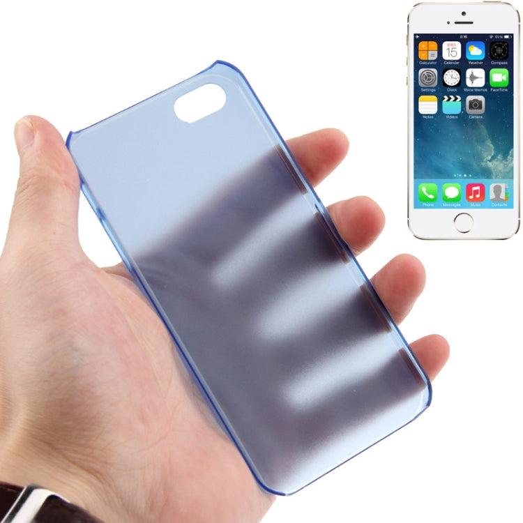 0.5mm Ultra Thin Scrub Plastic Case for iPhone 5 & 5s & SE