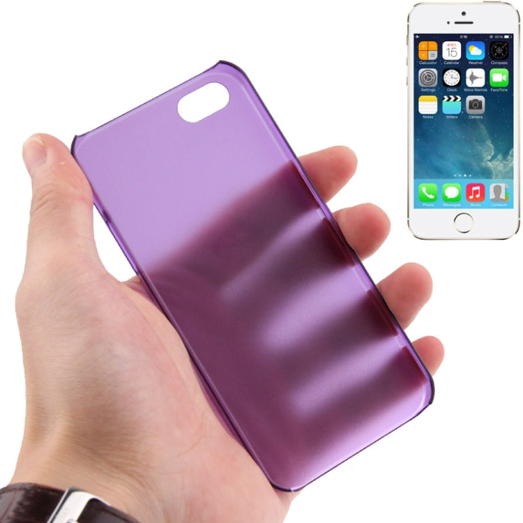 0.5mm Ultra Thin Scrub Plastic Case for iPhone 5 & 5s & SE