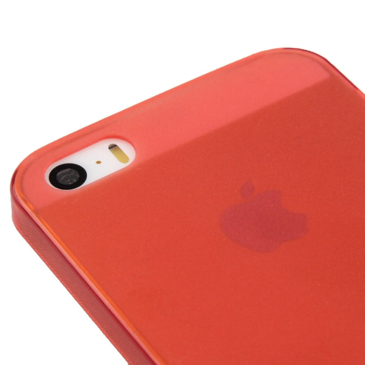 0.5mm Ultra Thin Scrub Plastic Case for iPhone 5 & 5s & SE