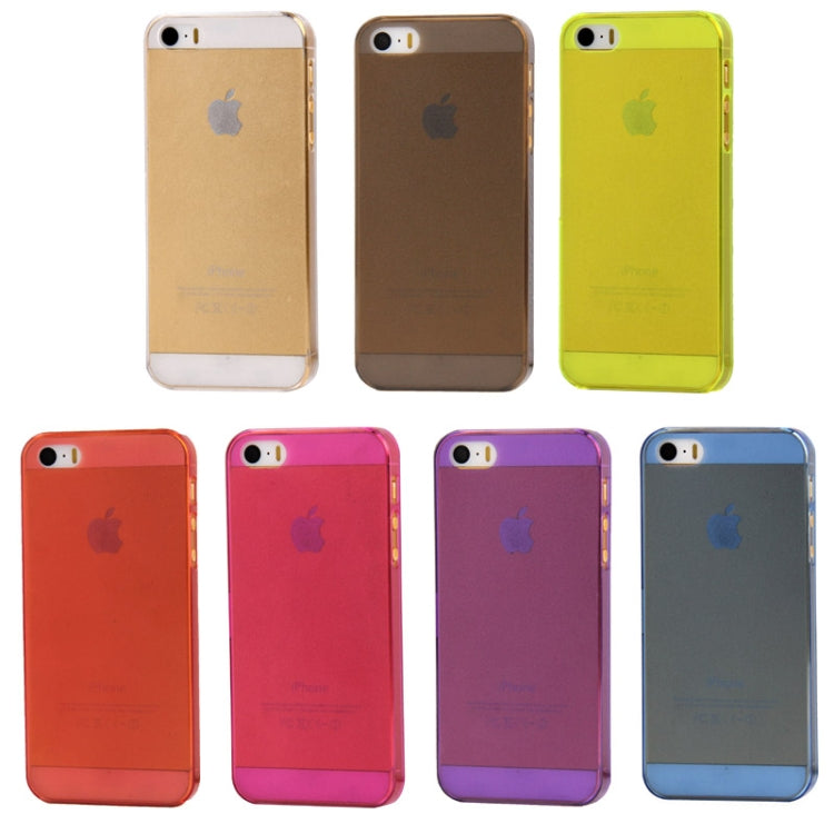 0.5mm Ultra Thin Scrub Plastic Case for iPhone 5 & 5s & SE
