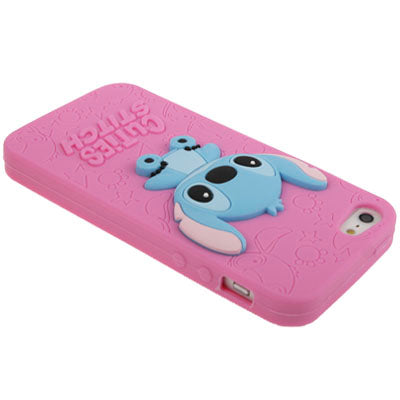 Stitch Cartoon Pattern Silicon Case for iPhone 5 & 5s & SE