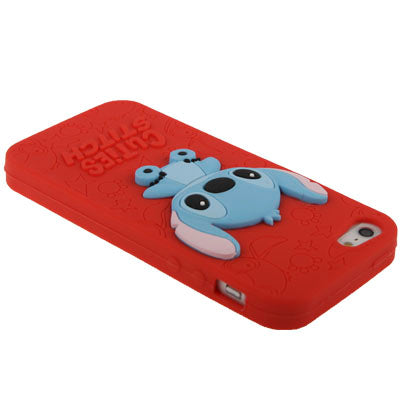 Stitch Cartoon Pattern Silicon Case for iPhone 5 & 5s & SE