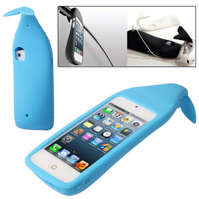 Funny Multi-function Whale Silicone Case for iPhone 5 & 5s & SE & SE