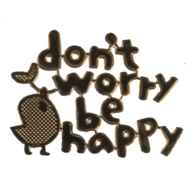 Cute Cartoon Style Electromagnetic Wave Filter Gold Sticker for Phone PC (Random Delivery)