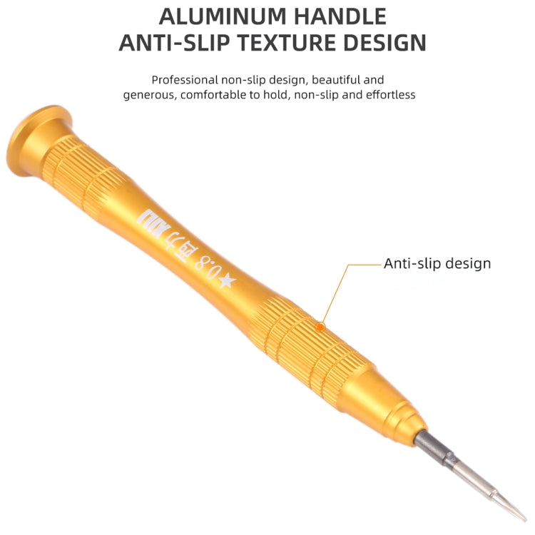 Professional Versatile 0.8x25mm Pentagon Screwdriver for iPhone 14, iPhone 13, iPhone 12, iPhone 11, iPhone 7 Plus & 7 / 6 Plus & 6s Plus / 6 & 6s / 5S & 5C & SE / 4S