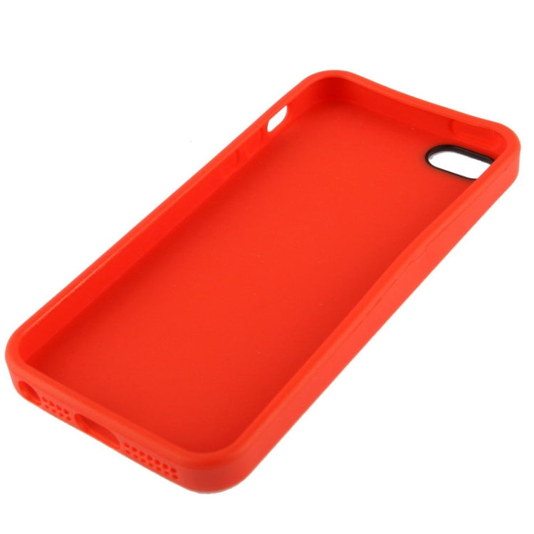 Official Design TPU with Leather Trim Case for iPhone 5 & 5