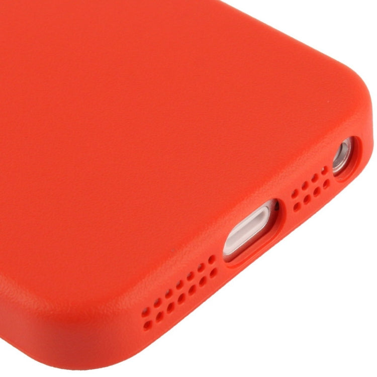 Official Design TPU with Leather Trim Case for iPhone 5 & 5