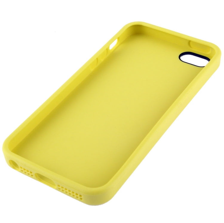 Official Design TPU with Leather Trim Case for iPhone 5 & 5