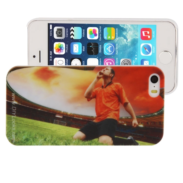 DIYLooks Footballer Pattern Plastic Protective Case for iPhone 5 & 5s & SE