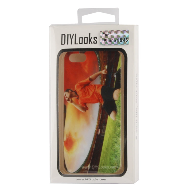 DIYLooks Footballer Pattern Plastic Protective Case for iPhone 5 & 5s & SE