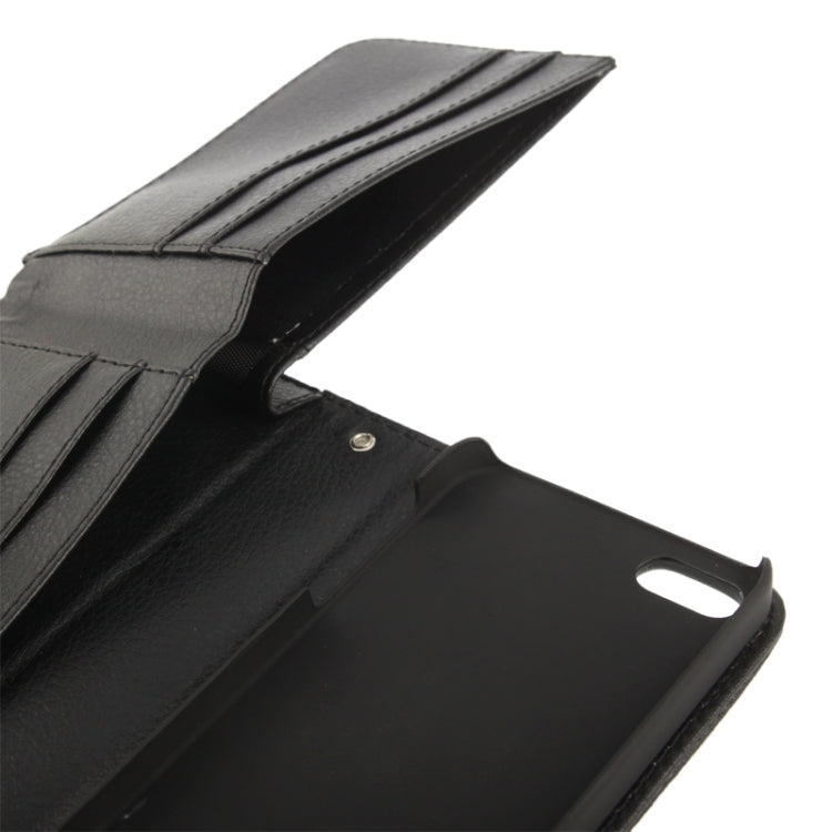 Litchi Texture Leather Case with Wallet for iPhone 5 & 5S
