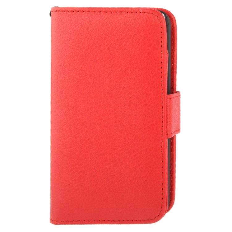 Litchi Texture Leather Case with Wallet for iPhone 5 & 5S