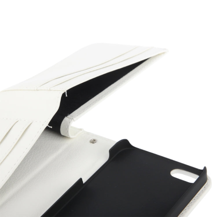 Litchi Texture Leather Case with Wallet for iPhone 5 & 5S