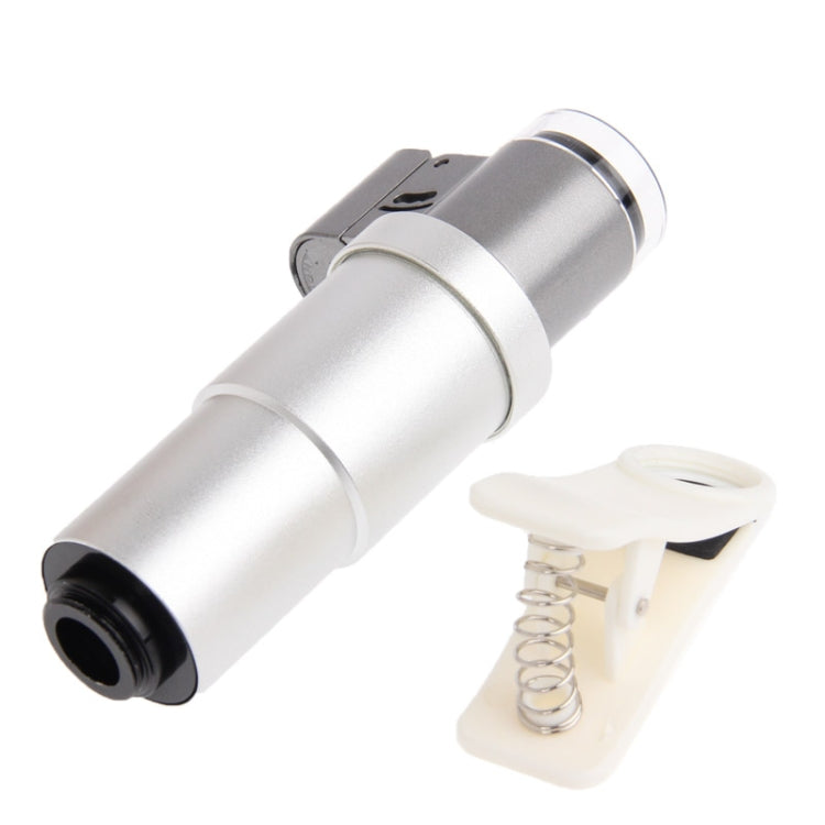200X Zoom Digital Mobile Phone Microscope Magnifier with LED Light & Clip for Galaxy Note III / N9000 / i9500 / iPhone 5 & 5S & 5C
