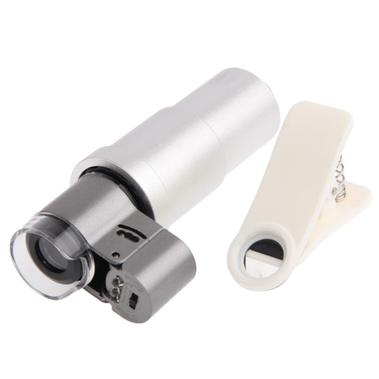 200X Zoom Digital Mobile Phone Microscope Magnifier with LED Light & Clip for Galaxy Note III / N9000 / i9500 / iPhone 5 & 5S & 5C