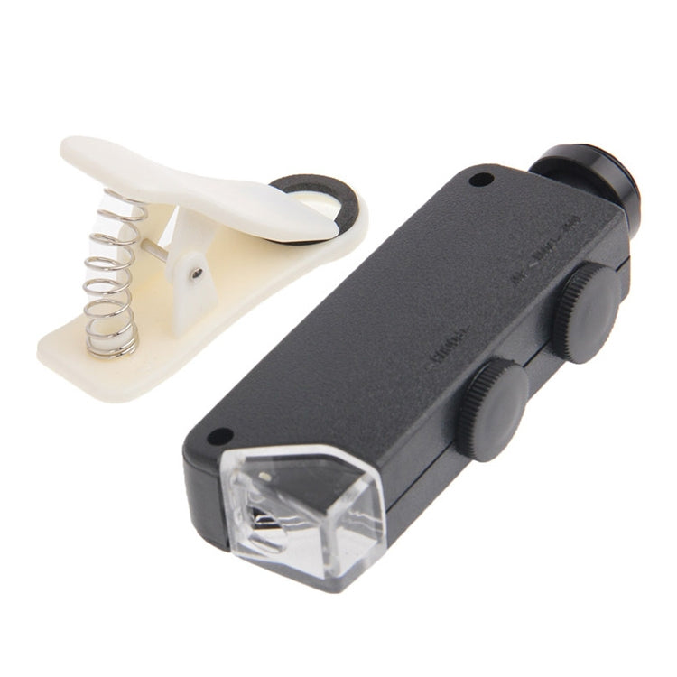 60-100X Zoom Digital Mobile Phone Microscope Magnifier with LED Light & Clip for Galaxy Note III / N9000 / i9500 / iPhone 5 & 5S & 5C