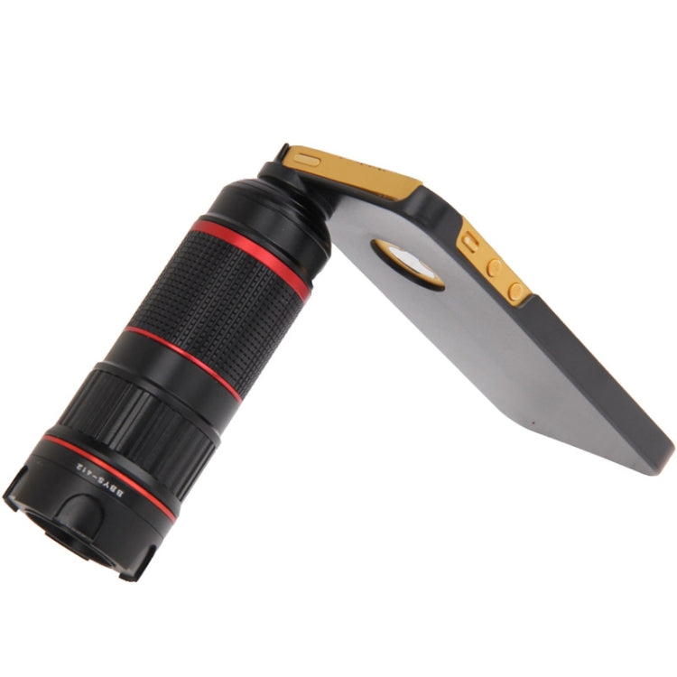 Khama 4-12X Zoom Mobile Phone Telephoto Lense for iPhone 5 & 5S(Black)