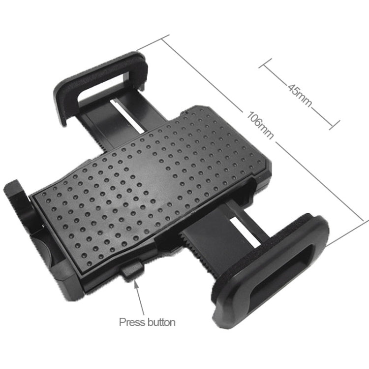 12V Cigarette Lighter Power Supply with 2 x USB Ports Car Charger Holder, Adjusting Width: 135mm, For iPhone, Galaxy, Huawei, Xiaomi, LG, HTC and Other Smart Phones(Black)