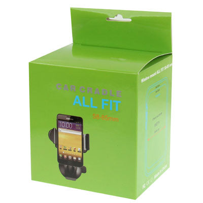 Universal 360 Degree Rotatable Car Holder, Width: 58-85mm, For iPhone, Galaxy, Huawei, Xiaomi, LG, HTC and Other Smart Phones(Black)