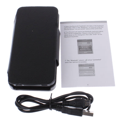 Bluetooth Keyboard Leather Tablet Case for iPhone 5 / iPad / iPad 2 / New iPad / Mini iPad