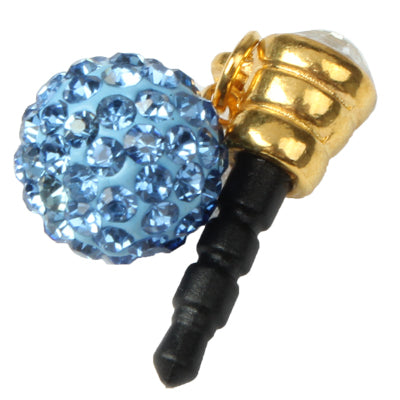 Fashion Ball Style Diamond Anti-dust Plug for iPhone 5/iPhone 4 & 4S/New iPad(iPad 3)/iPad 2/iPad/iPod