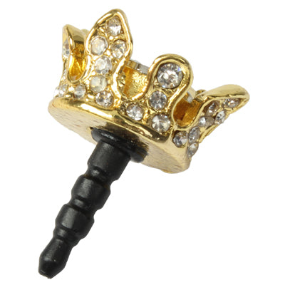 Fashion Crown Style Diamond Anti-dust Plug for iPhone 5/iPhone 4 & 4S/New iPad(iPad 3)/iPad 2/iPad/iPod