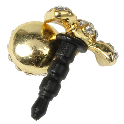 Fashion Bowknot Style Diamond Anti-dust Plug for iPhone 5/iPhone 4 & 4S/New iPad(iPad 3)/iPad 2/iPad/iPod