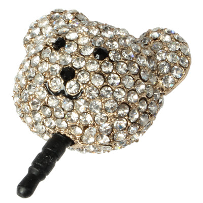 Fashion Bear Style Diamond Anti-dust Plug for iPhone 5/iPhone 4 & 4S/New iPad(iPad 3)/iPad 2/iPad/iPod