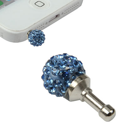 Large Fashion Diamond Noble And Elegant Dust Plug for iPhone 4 & 4S/iPhone 5/New iPad(iPad 3)/iPad 2/iPad/iPod