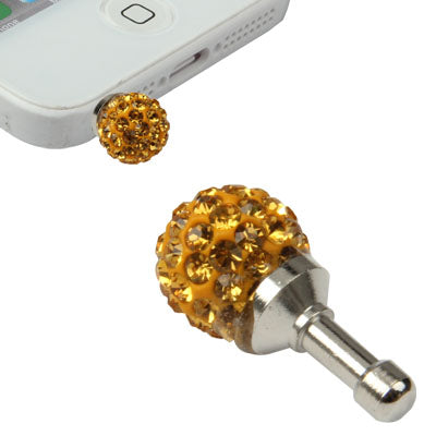 Large Fashion Diamond Noble And Elegant Dust Plug for iPhone 4 & 4S/iPhone 5/New iPad(iPad 3)/iPad 2/iPad/iPod