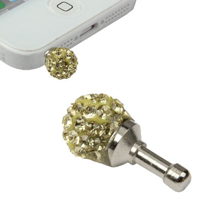 Large Fashion Diamond Noble And Elegant Dust Plug for iPhone 4 & 4S/iPhone 5/New iPad(iPad 3)/iPad 2/iPad/iPod