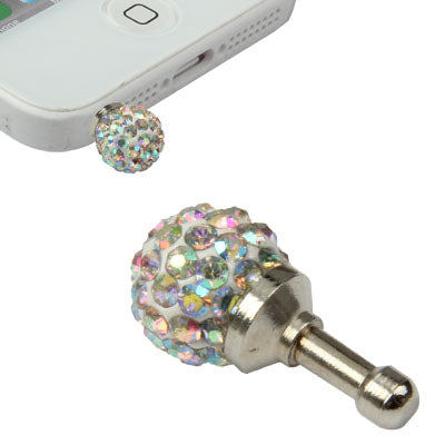 Large Fashion Color Diamond Noble And Elegant Dust Plug for iPhone 4 & 4S/iPhone 5/New iPad(iPad 3)/iPad 2/iPad/iPod
