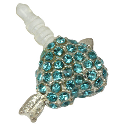 Fashion Heart Style Diamond Anti-dust Plug for iPhone 5/iPhone 4 & 4S/New iPad(iPad 3)/iPad 2/iPad/iPod