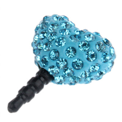 Heart Style Diamond Anti-dust Plug for iPhone 5/ iPhone 4 & 4S/ iPad/ iPod