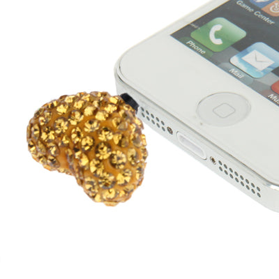 Heart Style Diamond Anti-dust Plug for iPhone 5/ iPhone 4 & 4S/ iPad/ iPod