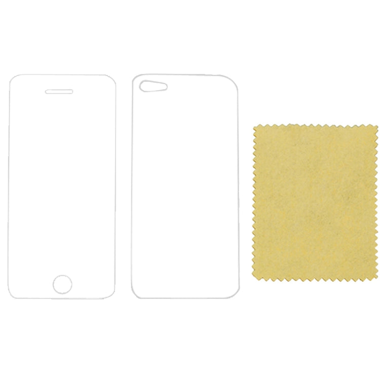 High Quality 2 in 1 (Front Screen + Back Cover) Mirror LCD Screen Protector for iPhone 5 (Japan Materials)