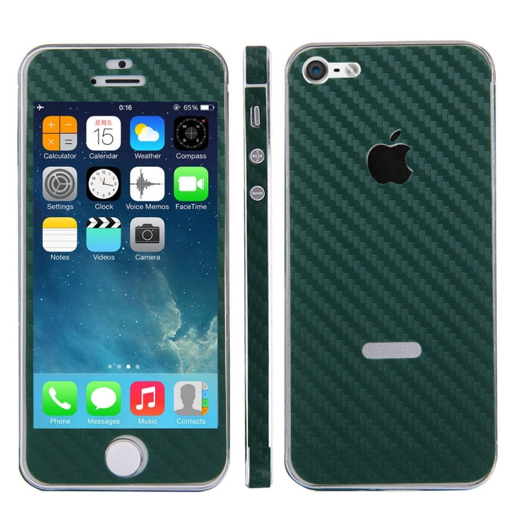 Full Housing Carbon Fiber Skin Sticker for iPhone 5
