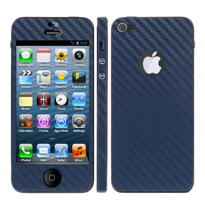 Full Housing Carbon Fiber Skin Sticker for iPhone 5