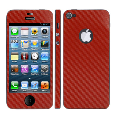 Full Housing Carbon Fiber Skin Sticker for iPhone 5