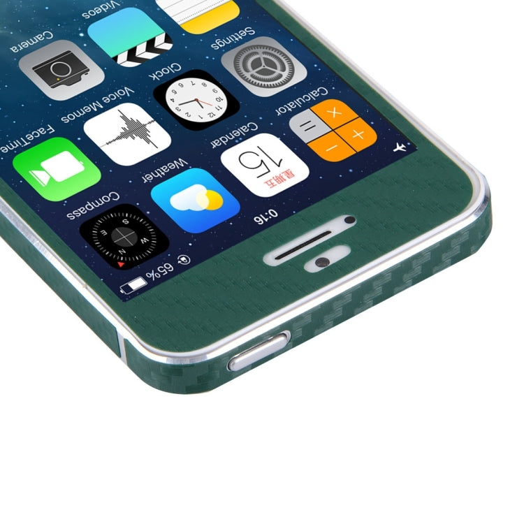 Full Housing Carbon Fiber Skin Sticker for iPhone 5