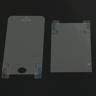 2 in 1 (Front Screen + Back Cover) Clear LCD Screen Protector for iPhone 5