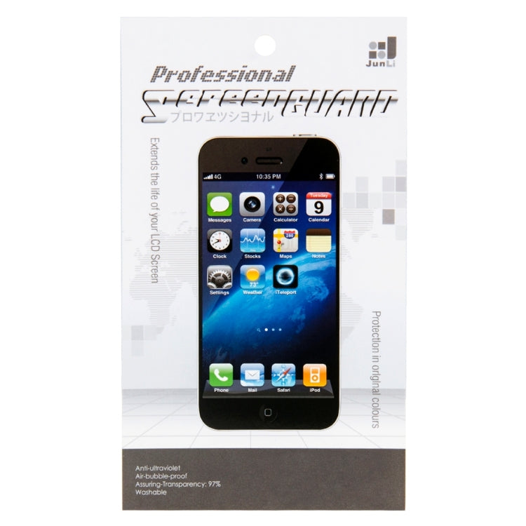High Quality 3 in 1 (Front Screen + Back Cover + Border Frame Sticker) Anti Glare LCD Screen Protector for iPhone 5(Transparent)