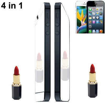 4 in 1 (Front Screen + Back Cover + Upper + Lower Lens) Mirror LCD Screen Protector for iPhone 5 (Taiwan Materials)